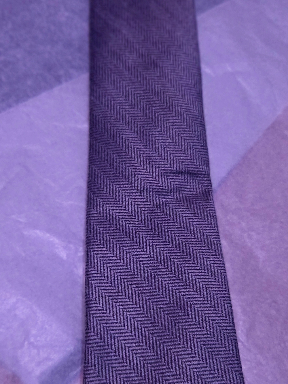 Goodfellow & Co Black Herringbone Mens Tie